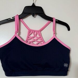 Lauren James Activate Pink and Navy Women's Sports Bra XL